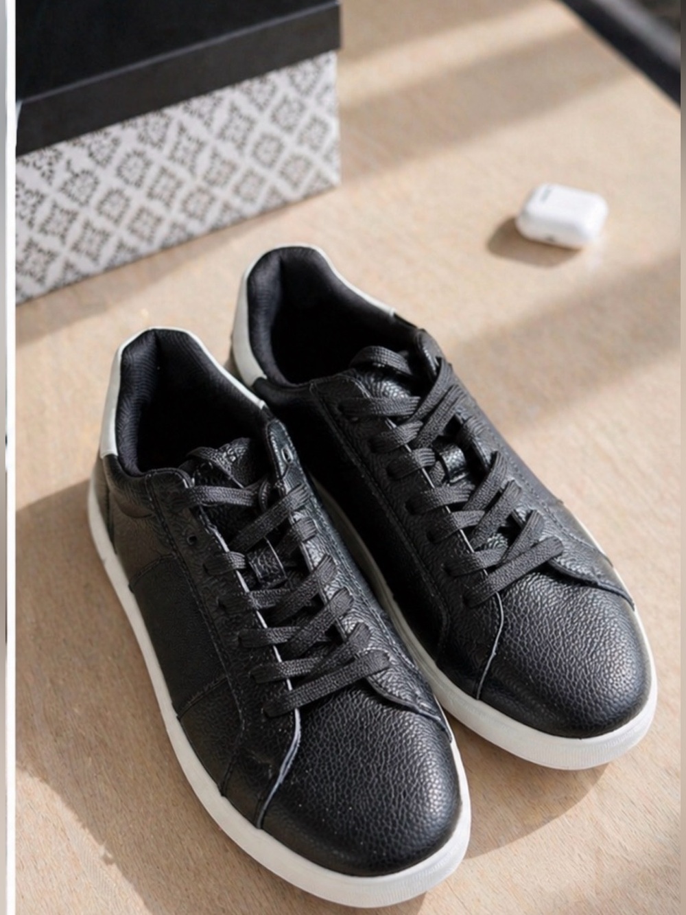 ALDO Black & White Designer Trainers – Minimal Luxury Streetwear